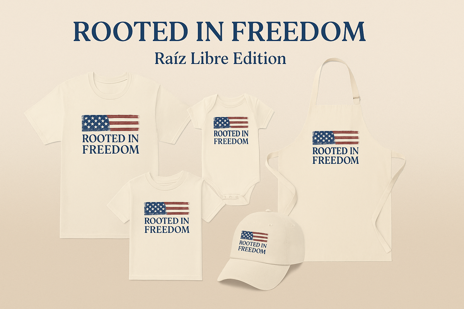 🇺🇸 Rooted in Freedom – 4th of July Collection - Limited Edition 🇺🇸