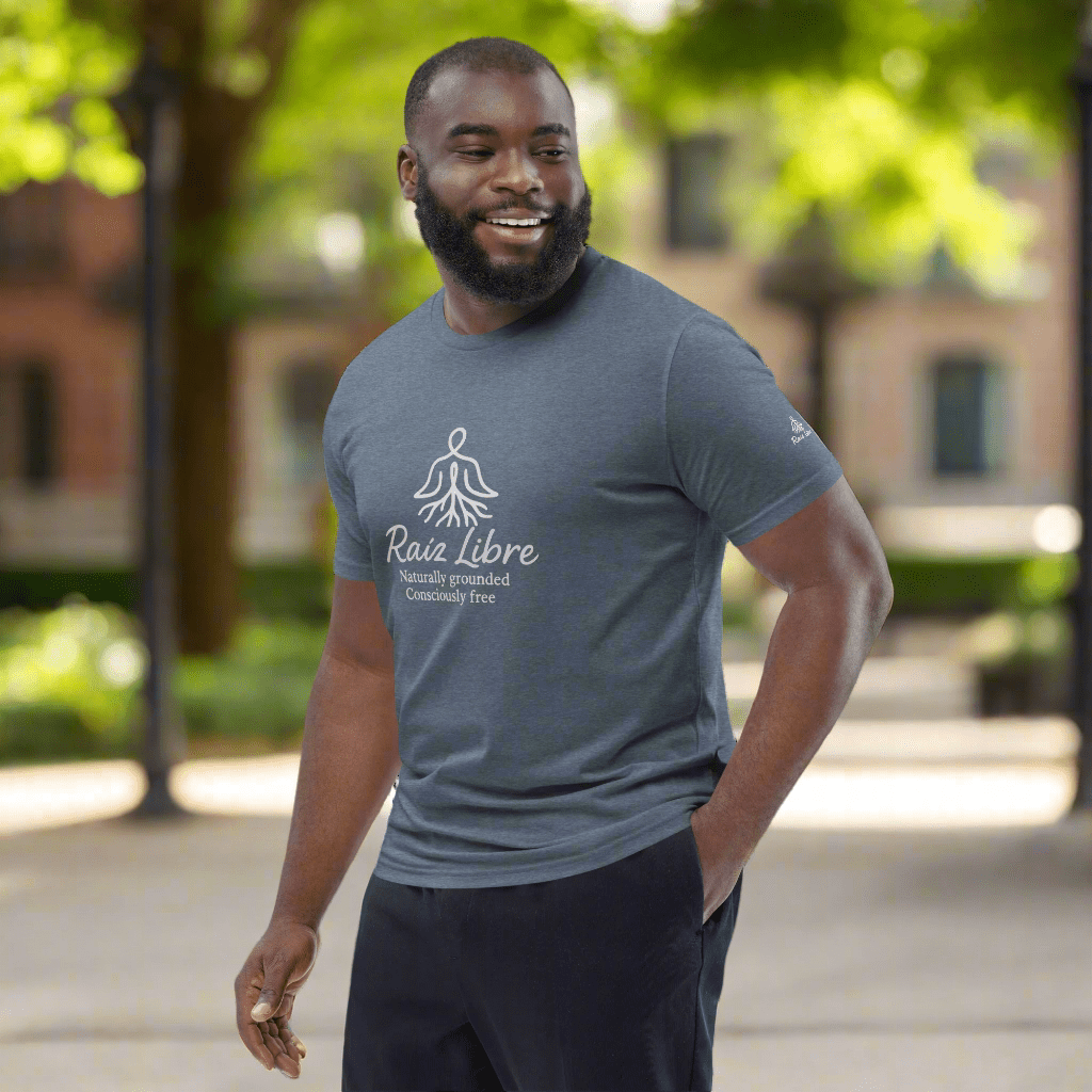 GOTS - Certified Vegan Unisex Tee – Softer Than Conventional Cotton, Guilt - Free - Intense Raíz - Raíz Libre