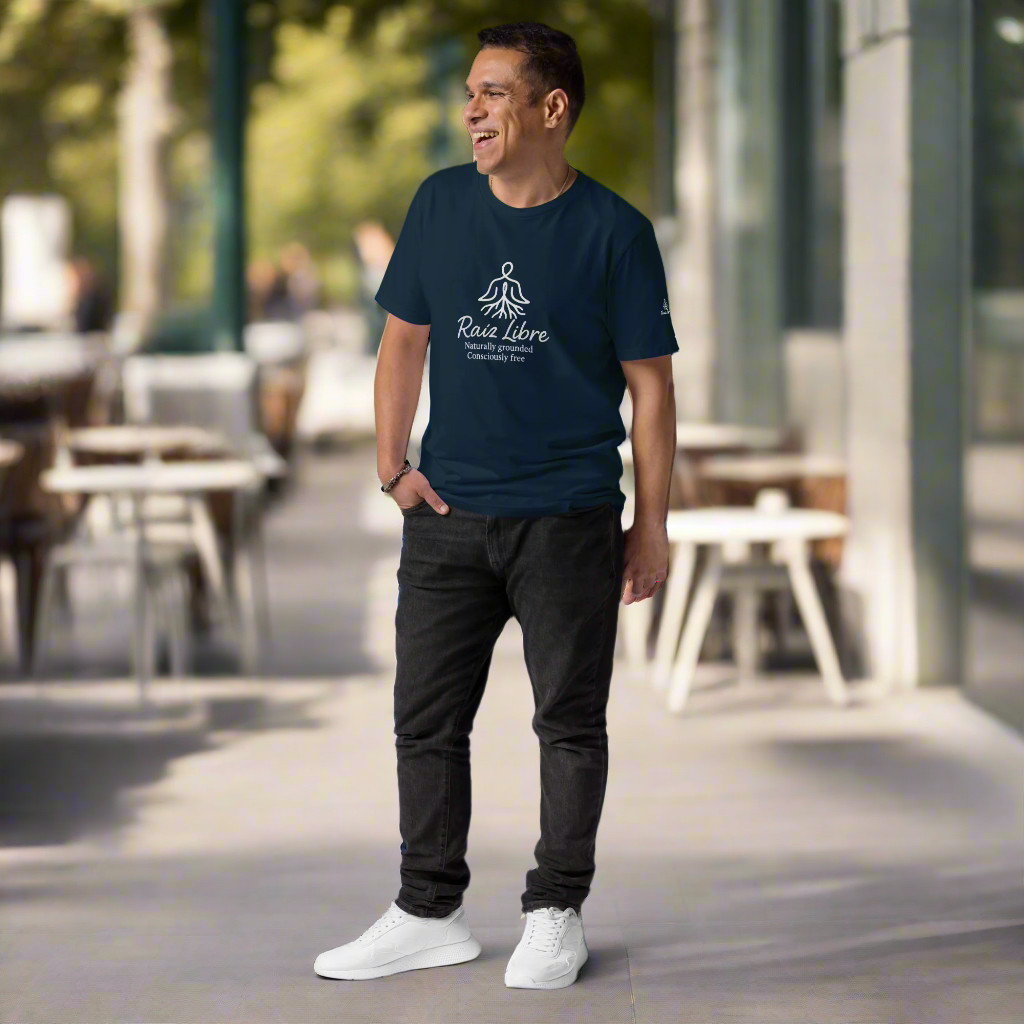 GOTS-Certified Vegan Unisex Tee – Softer Than Conventional Cotton, Guilt-Free - Intense Raíz