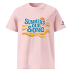 Organic certified cotton t-shirt Summerś our Song - Unisex - Light colours - Raíz Libre