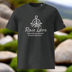 GOTS - Certified Vegan Unisex Tee – Softer Than Conventional Cotton, Guilt - Free - Intense Raíz - Raíz Libre