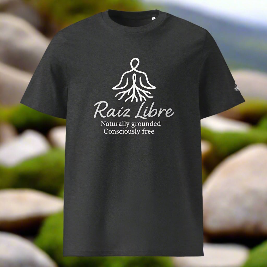 GOTS - Certified Vegan Unisex Tee – Softer Than Conventional Cotton, Guilt - Free - Intense Raíz - Raíz Libre