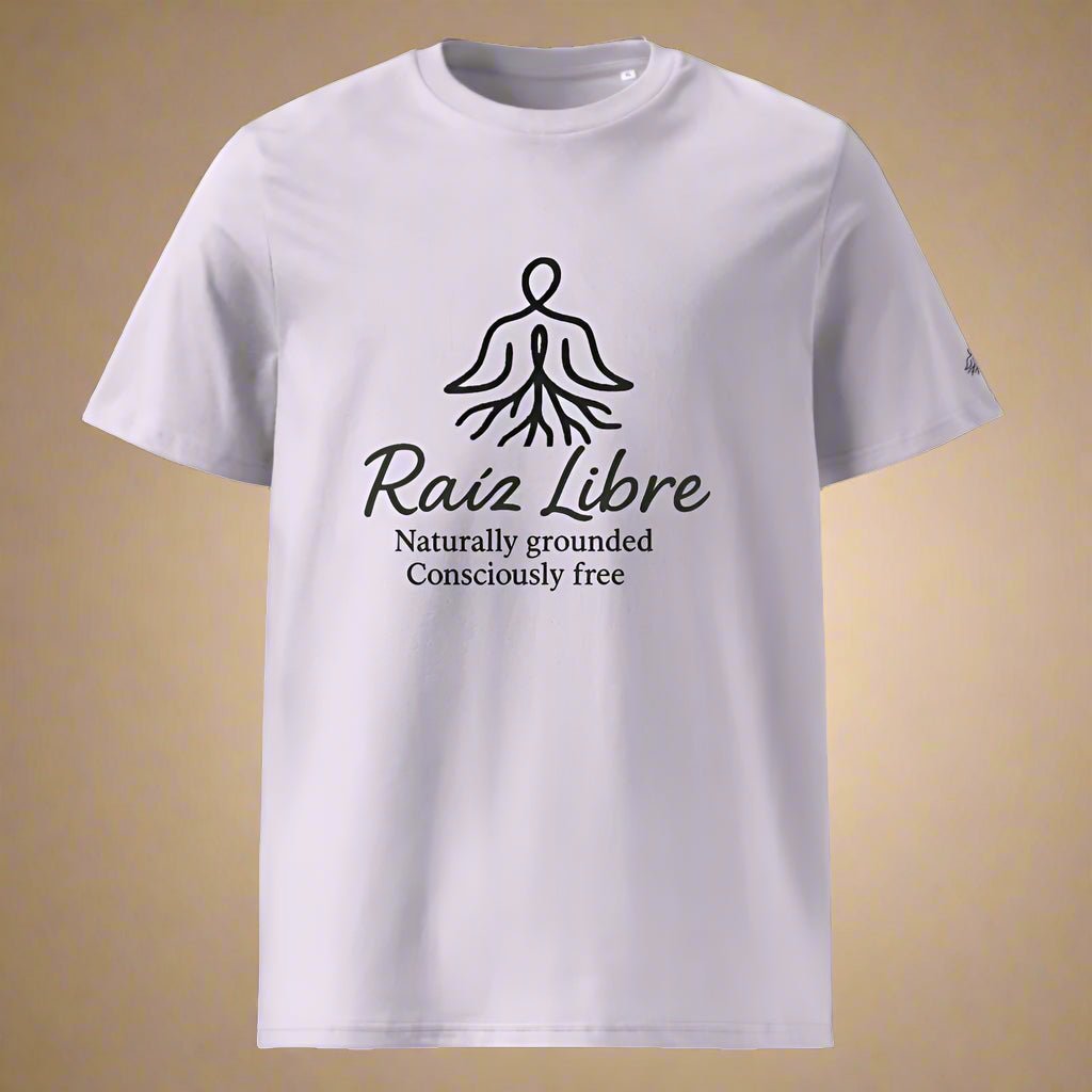 GOTS - Certified Vegan Unisex Tee – Softer Than Conventional Cotton, Guilt - Free - Viva Raíz - Raíz Libre