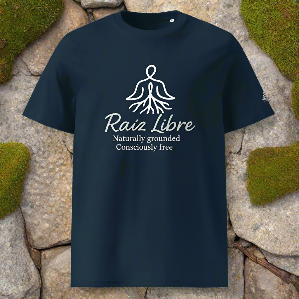 GOTS - Certified Vegan Unisex Tee – Softer Than Conventional Cotton, Guilt - Free - Intense Raíz - Raíz Libre