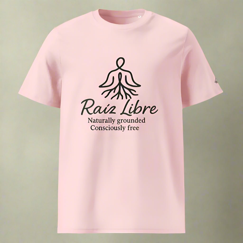 GOTS - Certified Vegan Unisex Tee – Softer Than Conventional Cotton, Guilt - Free - Viva Raíz - Raíz Libre