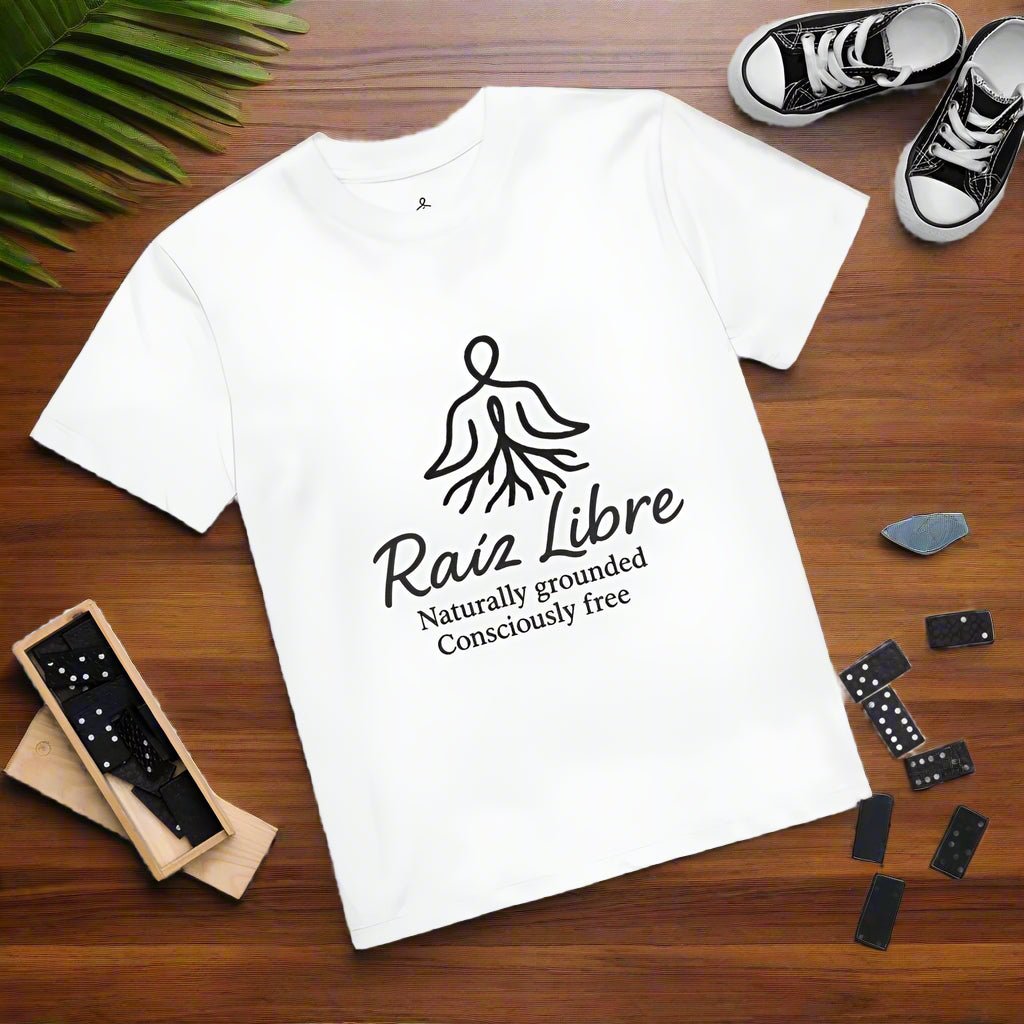 Organic Cotton Kids T-Shirt - Ligth Raíz - Raíz Libre