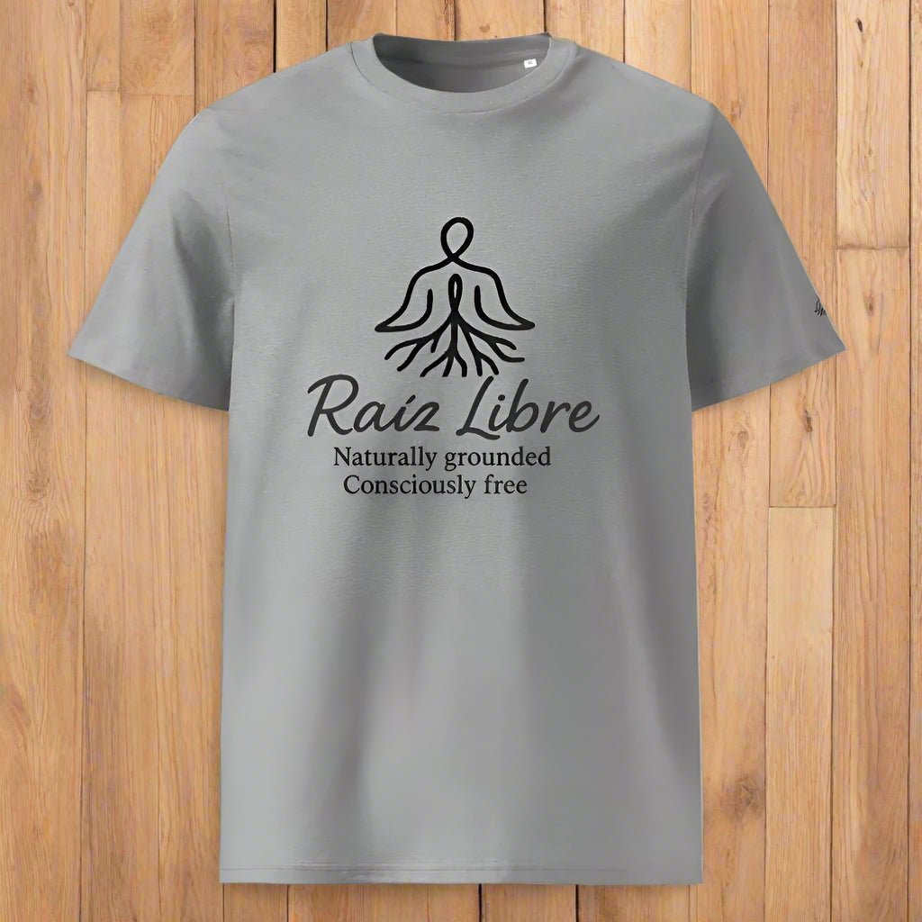 GOTS - Certified Vegan Unisex Tee – Softer Than Conventional Cotton, Guilt - Free - Viva Raíz - Raíz Libre