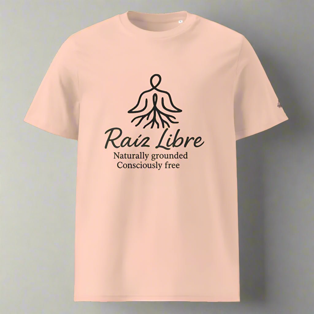 GOTS - Certified Vegan Unisex Tee – Softer Than Conventional Cotton, Guilt - Free - Viva Raíz - Raíz Libre