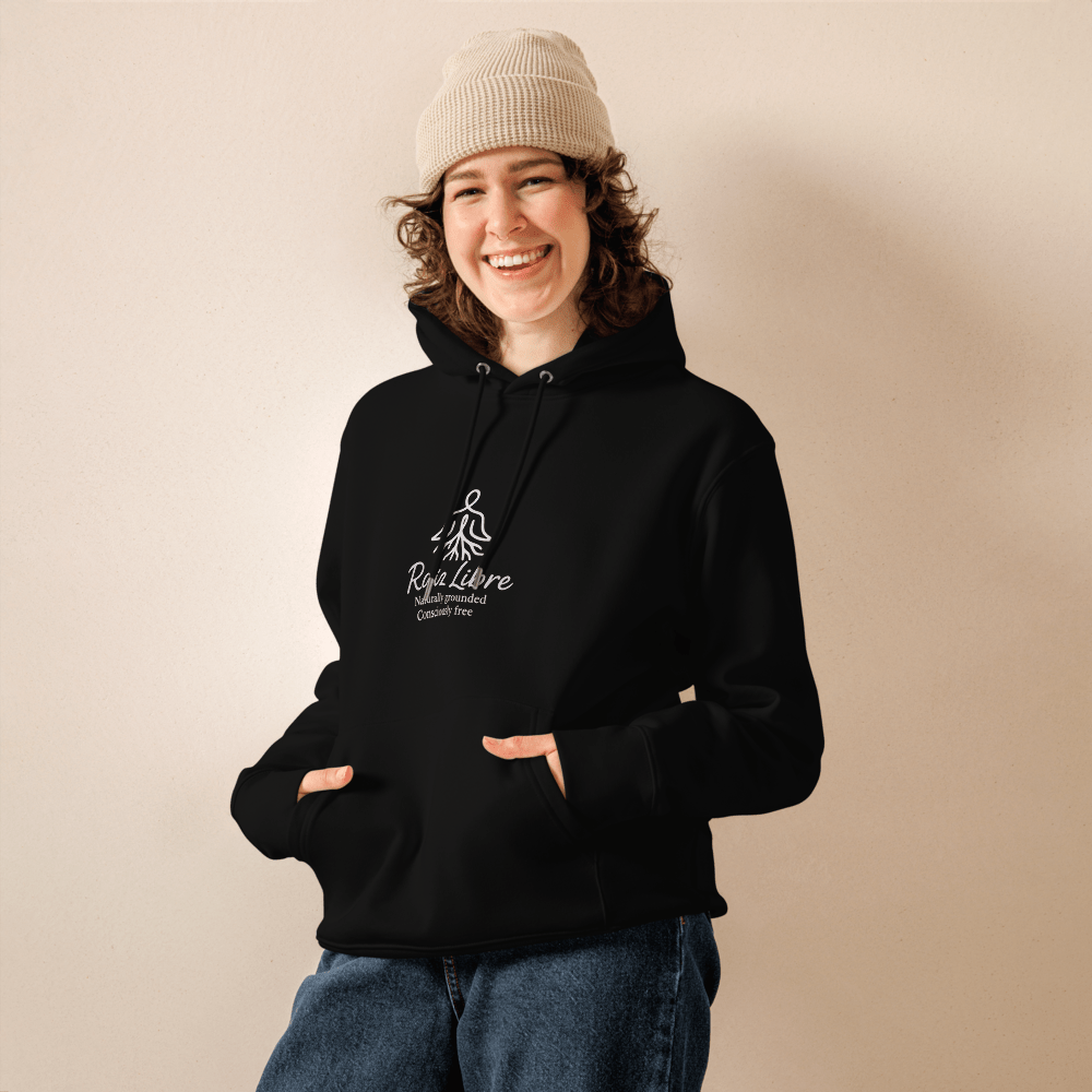 The deep Raíz Libre Hoodie - Organic comfort with purpose - Raíz Libre