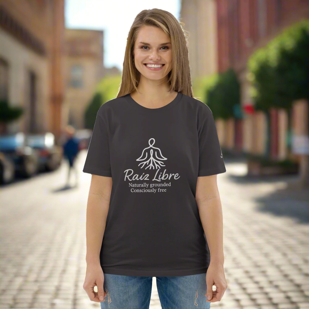 Certified Unisex Organic Cotton T-Shirt - Intense Raíz - Raíz Libre