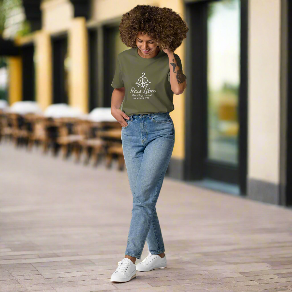 GOTS-Certified Vegan Unisex Tee – Softer Than Conventional Cotton, Guilt-Free  - Intense Raíz